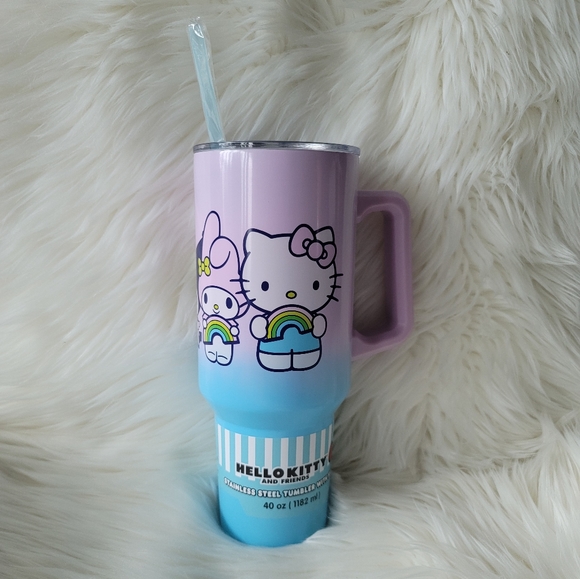 Hello Kitty and Friends Stainless Steel Tumbler with Handle 40oz - Picture 3 of 10